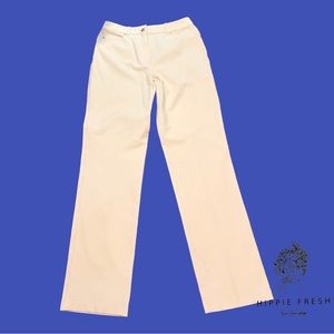 St.John Sport Pale Yellow Stretch Denim Jeans New W/Out Tag Size 4